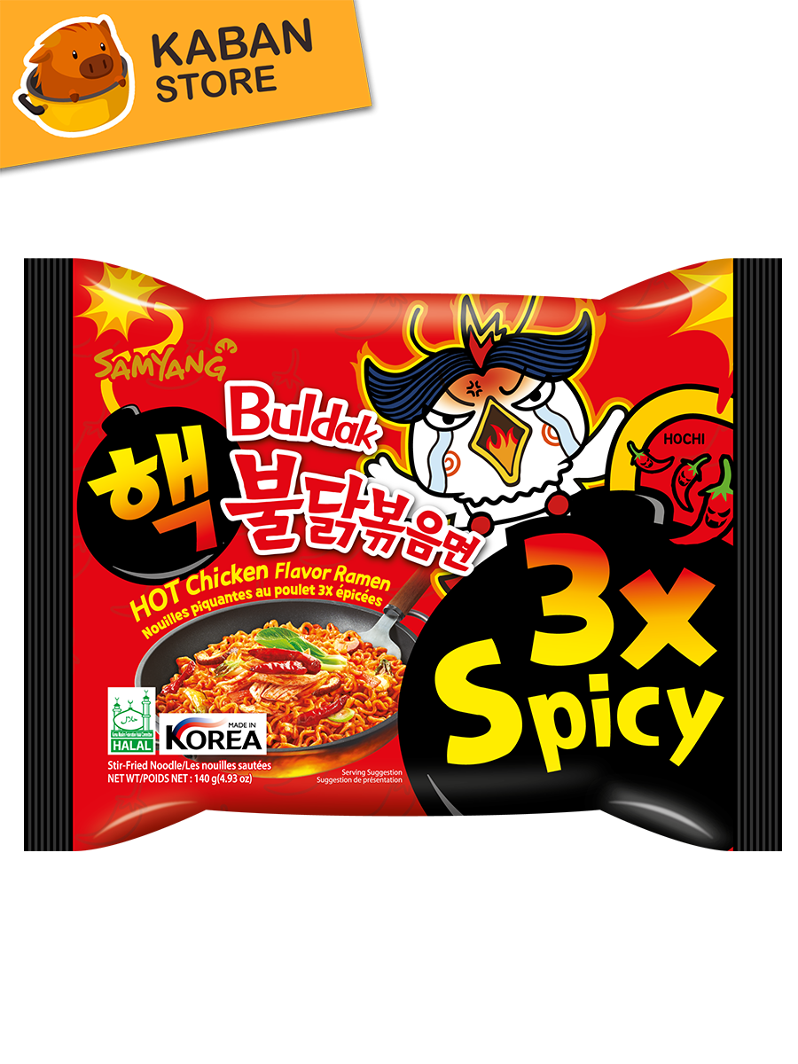 Лапша Buldak Рамен 3X Острота Spicy