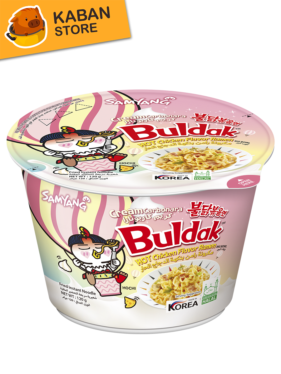 Лапша Buldak Рамен Big Bowl Кремовая Карбонара Cream Carbonara