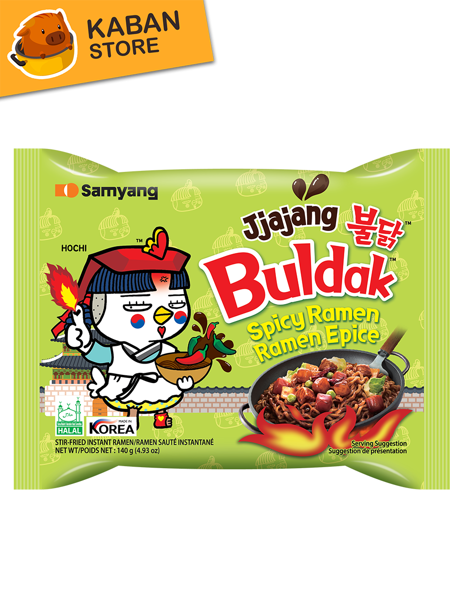 Лапша Buldak Рамен в соусе Чачжанмен Jjajang